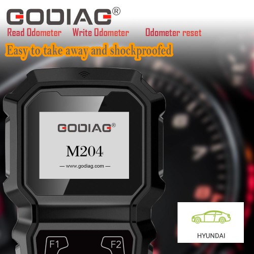 GODIAG M204 Hyundai Strumento Professionale di Regolazione del Contachilometri OBDII Portatile