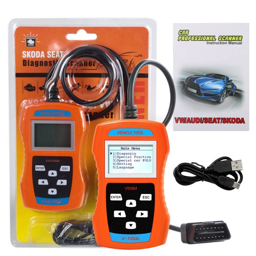 V-A-G506M Code Reader Support TP-CAN and New UDS Protocol