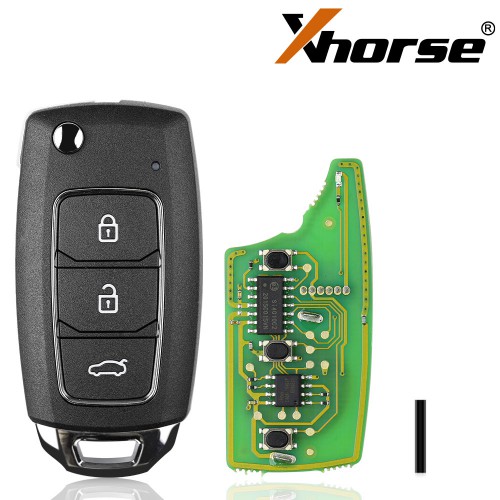 XHORSE XKHY05EN HYU.D style Wired Universal Remote Key Fob 3 Button for VVDI Key Tool (English Version) 2017 5 pezzi/lot