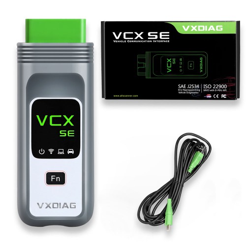 VXDIAG VCX SE Pro Diagnostic Tool with 3 Free Car Software GM/Ford/Mazda/VW/Audi/Honda/Volvo/Toyota/JLR/Subaru EU Spedizione