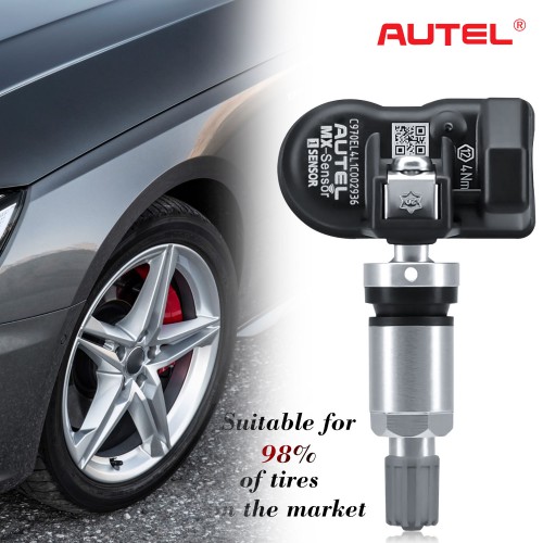 Autel MX-Sensor 433/315 MHZ 2 IN 1 TPMS Sensor Programmable Universal 4 Pezzi/Lot