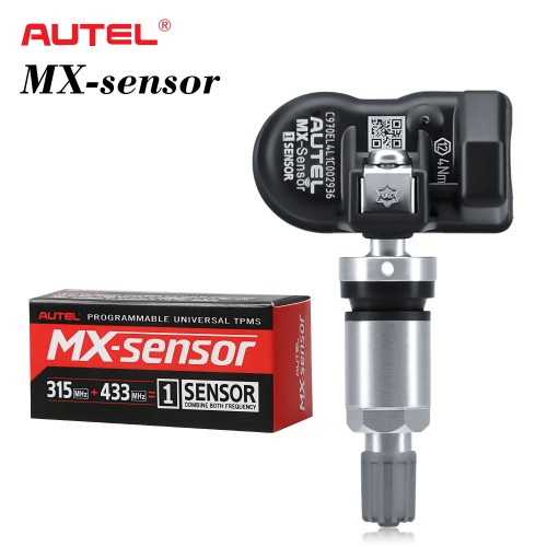 Autel MX-Sensor 433/315 MHZ 2 IN 1 TPMS Sensor Programmable Universal 4 Pezzi/Lot