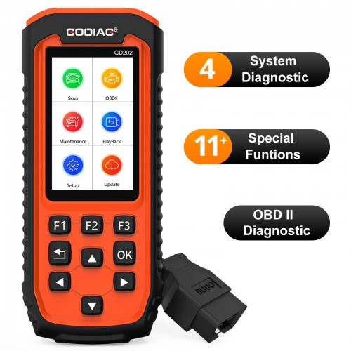 GODIAG GD202 4 Systerm Supports 11 Special Functions