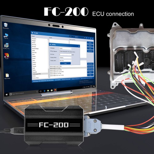 CG FC200 ECU Programmatore Versione Completa Supporto 4200 ECU e 3 Modalità Operative Aggiornamento di AT200