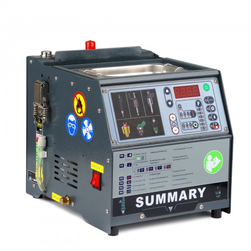 [4-Cylinder] Summary PowerJet GDI S4 Injector Cleaner & Tester Machine Kit Support for 110V/220V Petrol Vehicles Motorcycle