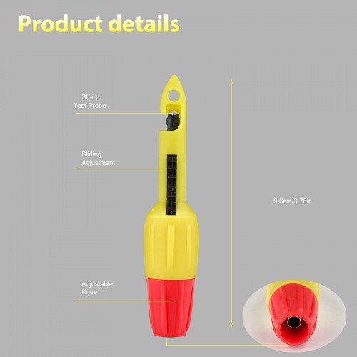 Wire Piercing Probe Piercing Clip 4mm Banana Plug with 4mm Automotive Test Leads Cable Piercing Probe Set