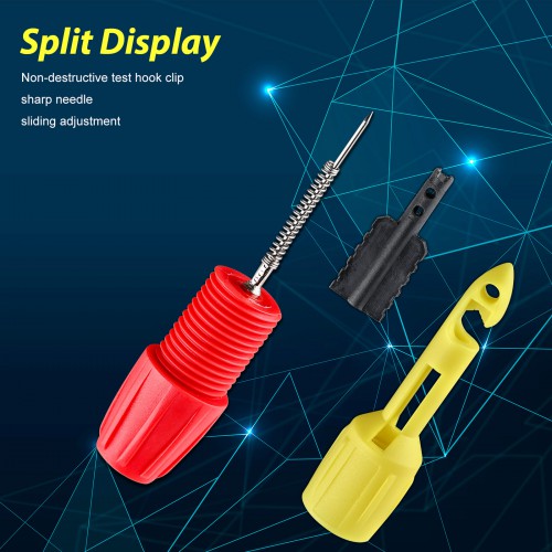 Wire Piercing Probe Piercing Clip 4mm Banana Plug with 4mm Automotive Test Leads Cable Piercing Probe Set