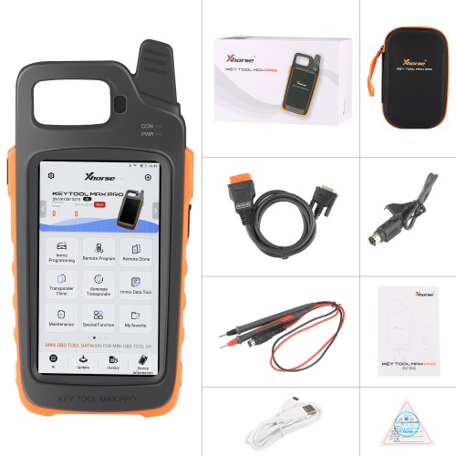 2023 Piu Nuovo Xhorse VVDI Key Tool Max Pro With MINI OBD Tool Function Support Read Voltage and Leakage Current