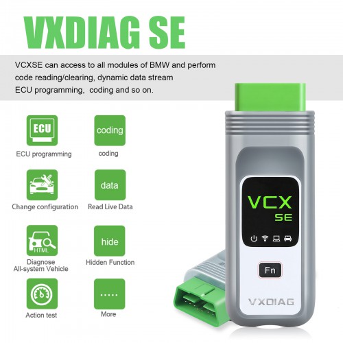 VXDIAG VCX SE per BMW Supporto per programmazione e codifica per aggiungere licenza per altri marchi Stessa funzione di ICOM A2 A3 NEXT