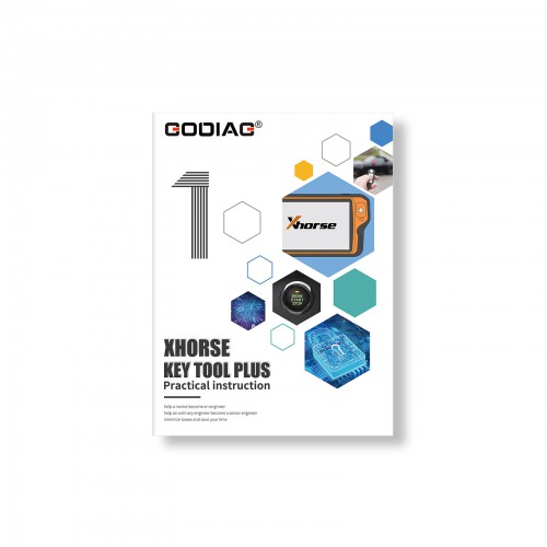 GODIAG Key Tool Plus Practical Instruction 1&2 Two Books for Locksmith, Vehicle Maintenance Engineer