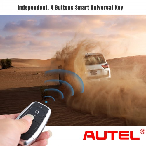 AUTEL IKEYAT004EL AUTEL  Independent, 4 Buttons Smart Universal Key 5 pezzi /Lot