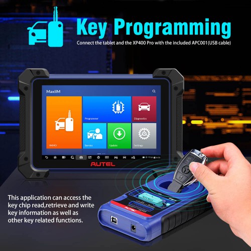 Autel MaxiIM IM608 PRO Auto Key Programmer & Diagnostic Tool with XP400 Pro Upgraded Version of IM608 supporta Lingua Italiana