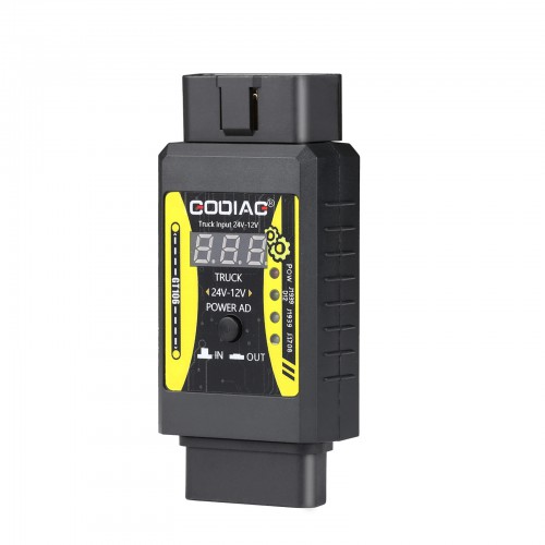 GODIAG GT106 24V-12V Heavy Duty Truck Adapter Works with X431 easydiag/ Golo/ M-DIAG/ IDIAG/ ThinkCar/ ICarScan/ Diagun/ GOLO/ DBScar II
