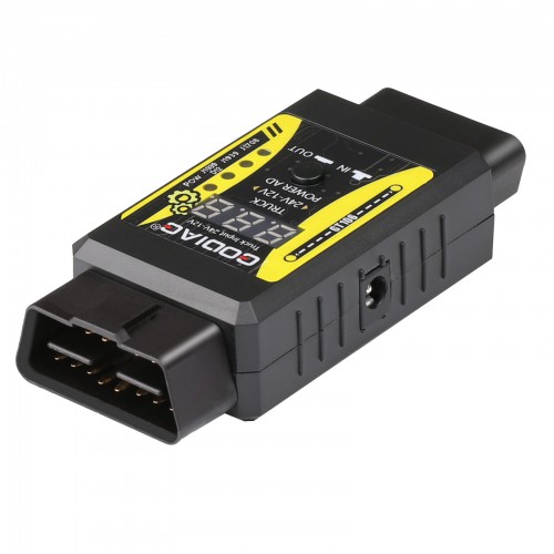 GODIAG GT106 24V-12V Heavy Duty Truck Adapter Works with X431 easydiag/ Golo/ M-DIAG/ IDIAG/ ThinkCar/ ICarScan/ Diagun/ GOLO/ DBScar II