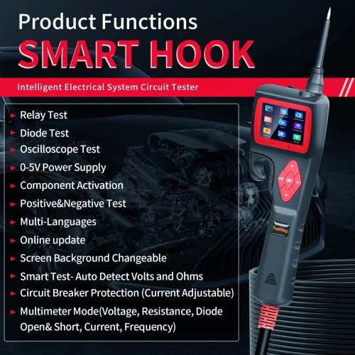 (EU Spedizione) Jdiag P200 Smart Hook Powerful Probe Free Update Online