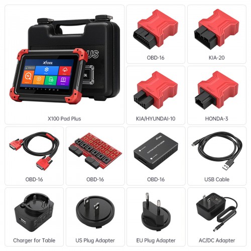 2024 XTOOL X100 PAD PLUS Professional Automotive Key Programming Tool With 23+ Special Functions