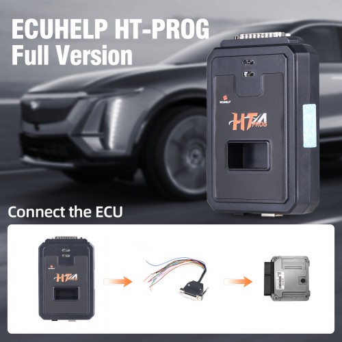 ECUHELP HTprog Programmatore FULL Versione Con Dongle Bench / Boot / BDM ECU Programmer / ECU Clone Tool etc