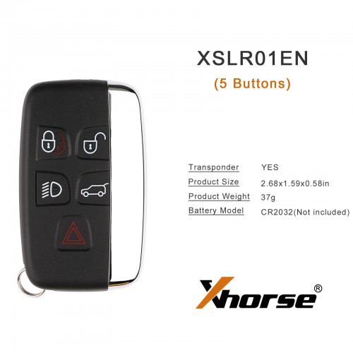XHORSE XSLR01EN LU.H Style XM38 Universal Smart Key
