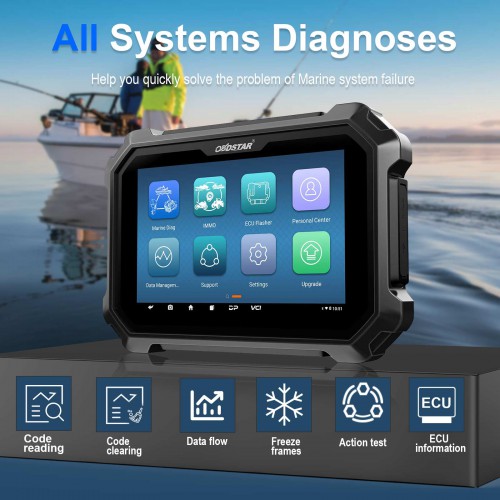 OBDSTAR D800 B New Generation Device for Marine (Jet Ski/ Outboard) Intelligent Diagnosis