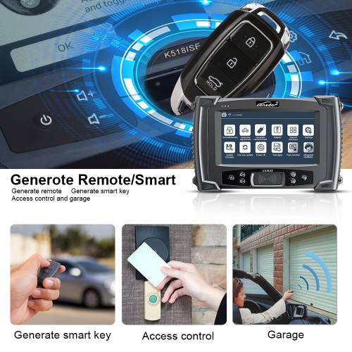Lonsdor K518ISE Key Programmer K518ISE Odometer Adjustment Tool Support VW 4th 5th Immobilization Free 6 months Toyota AKL Online Calculation License