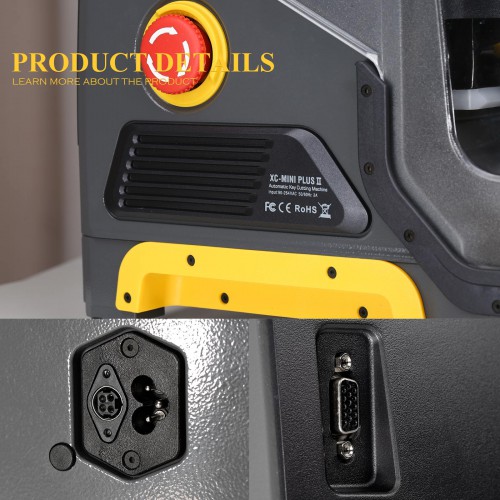 Xhorse Condor XC-MINI Plus II Key Cutting Machine Supporta le Chiavi di Casa per Auto e Moto