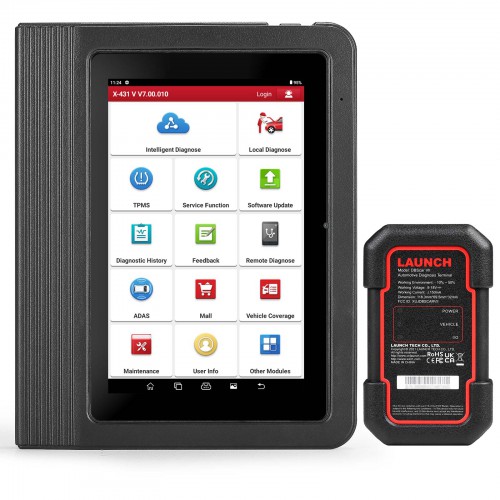 Launch X431 V 5.0 8inch Tablet Wifi/Bluetooth Strumento di Diagnostica del Sistema Completo Aggiornamento Gratuito 2 Anni Supporta CanFD EU Versione