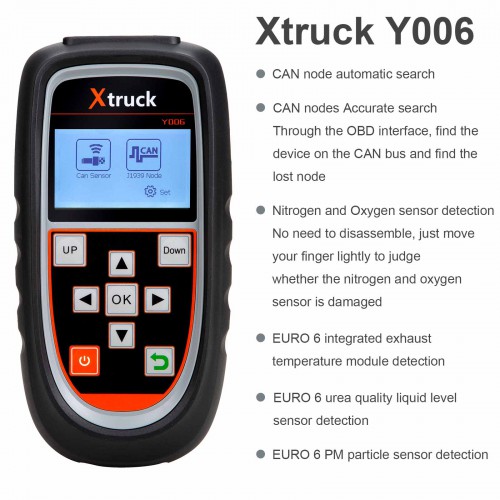 Xtruck Y006 Nitrogen and Oxygen Sensor Auto Repair Urea Nozzle Pump Diagnostic Tool