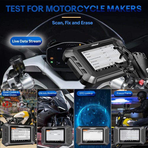 OBDSTAR iScan per DUCATI Motorcycle Diagnostic Tool Supporta IMMO Programmazione