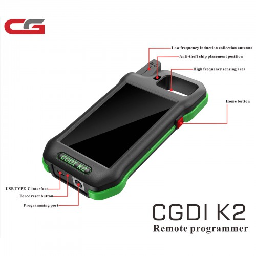 2024 WIFI CG CGDI K2 Generatore Remoto Multifunzione Smart Locksmith Key Tool Supporta la Copia ID48 a 96 bit