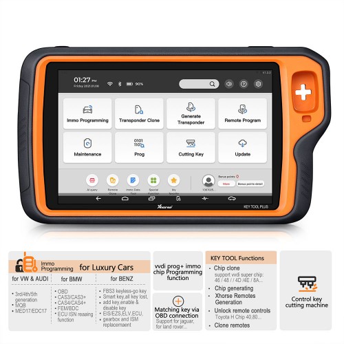 95% Nuovo Xhorse VVDI Key Tool Plus Pad Configurazione Completa Versione Avanzata