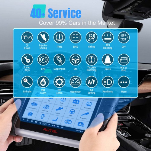 95% Nuovo AUTEL MaxiCOM MK808Z Bidirectional Diagnostic Scanner 40+ Service, All/Full System Diagnosis, Injector Coding/EPB/BMS/SAS