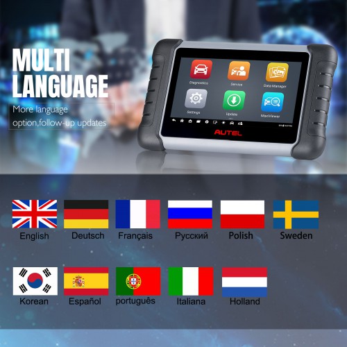 95% Nuovo AUTEL MaxiCOM MK808Z Bidirectional Diagnostic Scanner 40+ Service, All/Full System Diagnosis, Injector Coding/EPB/BMS/SAS