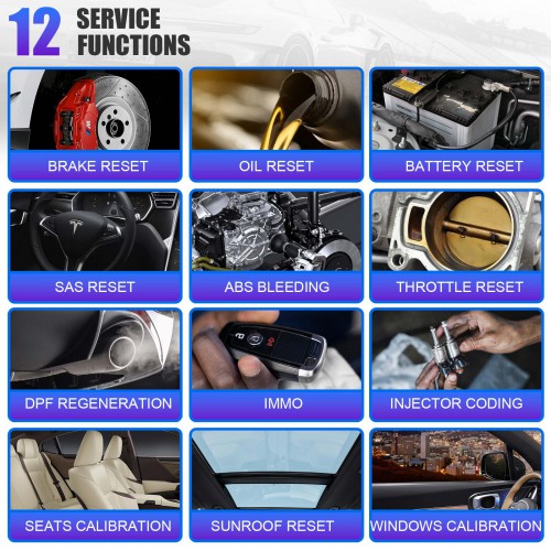 2026 Nuovo LAUNCH Creader 5011 V2 TPMS Tire Pressure Monitoring Sensor 12 Service Scanner
