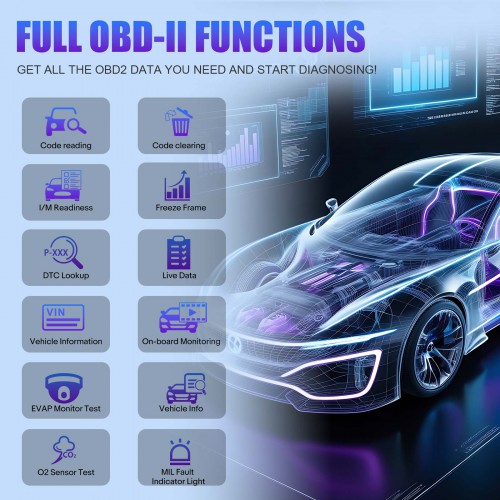 2026 Nuovo LAUNCH Creader 5011 V2 TPMS Tire Pressure Monitoring Sensor 12 Service Scanner