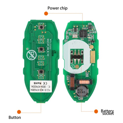 AUTEL IKEYNS003AL Nissan, 3 Buttons Smart Universal Key