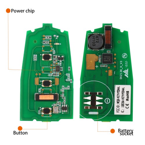 AUTEL IKEYHY003AL Hyundai, 3 Buttons Smart Universal Key