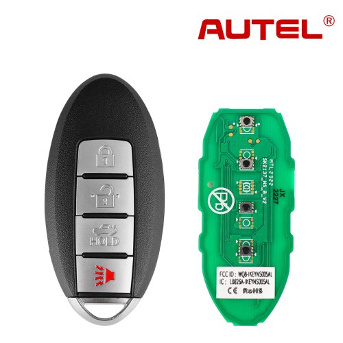 AUTEL IKEYNS004AL Nissan, 4 Buttons Smart Universal Key 5pcs/lot