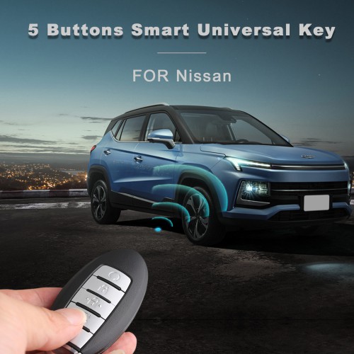 AUTEL IKEYNS005AL Nissan, 5 Buttons Smart Universal Key 5pcs/Lot