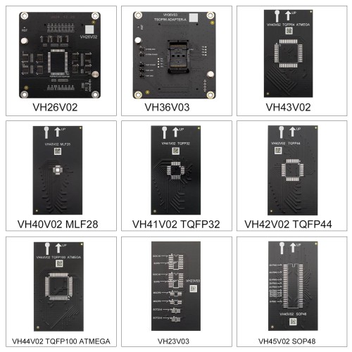 Value Bundle XHORSE New 9pcs Dedicated Adapters for Multi Prog
