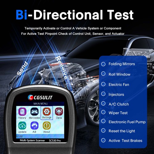 CGSULIT SC530 Pro Full System Diagnosis for Specfic Brand Benz