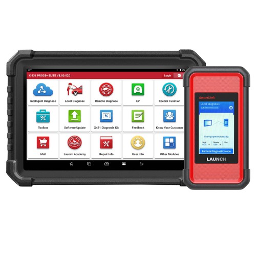 Luanch X431 PRO3S+ Elite SmartLink Strumento di Scansione Bidirezionale con J2534, Mappa Topologica, oltre 60 servizi, codifica online FCA
