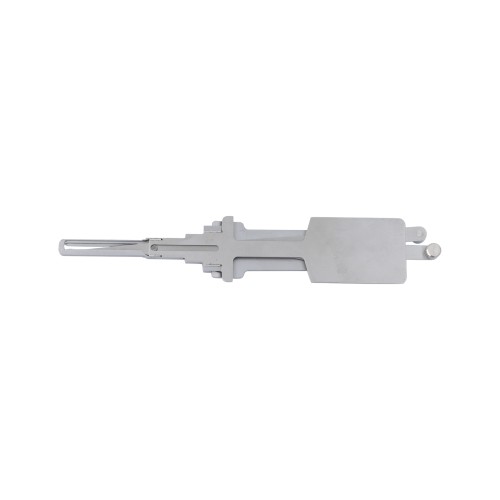 Abdon ABUDU HU101 Ignition Universal Door Lock Side-Milled Dual Track Pick and Decoder Tool, 10-Cut Depth