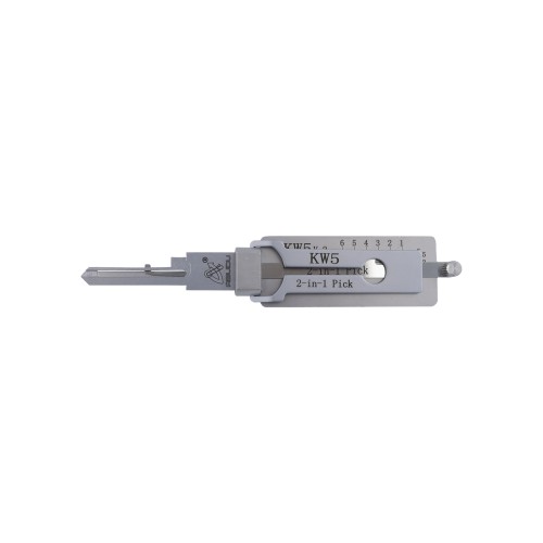 Abdun ABUDU KW5 Flat Milling Single Track Opening and Reading Teeth 2-in-1 Tool, Tooth Depth (6-cut) IC CARD: 312