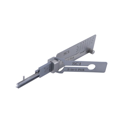 Abdun ABUDU SC1 (Schlage) Flat Milling Single Track Opening and Reading Teeth 2-in-1 Tool, Tooth Depth (5-cut) IC CARD: 871