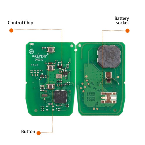 KEYDIY KD TB62-3 Universal Smart Remote Key 3 Buttons 5pcs/Lot
