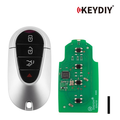KEYDIY KD ZB29-4 Universal Smart Remote Key 3+1 Buttons for MB Maybach Type 5pcs/Lot