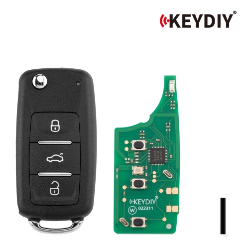 KEYDIY KD ZB202-3 Universal Smart Remote Key 3 Buttons for UDS Type 5pcs/Lot