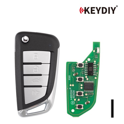 KEYDIY KD NB59-4 Universal Flip Remote Key 4 Buttons 5pcs/Lot