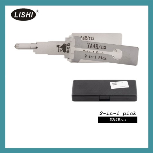 LISHI YA4R/Y13 Flat Milling Tool 2-in-1 Pick & Decoder for Cabinet, Drawers, Utilities, Canopy