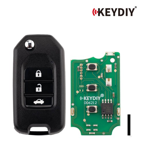 KEYDIY KD B10-3 Universal Flip Remote Key 3 Buttons for Honda Type 5pcs/Lot